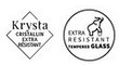 Cristal d Arques Paris Swirly spring Чаши за шампанско 210 мл 4 бр синьо-зелено столче / горна част в нежно лилаво